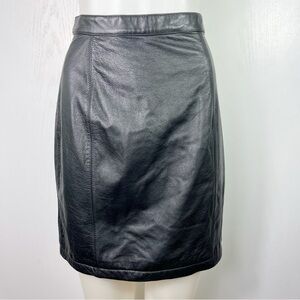 Vintage Wilson’s Leather Black Mini Skirt